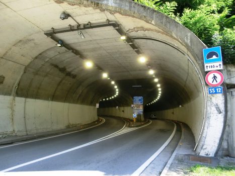 Prato Isarco I Tunnel (on the left) and Prato Isarco II Tunnel southern common portal