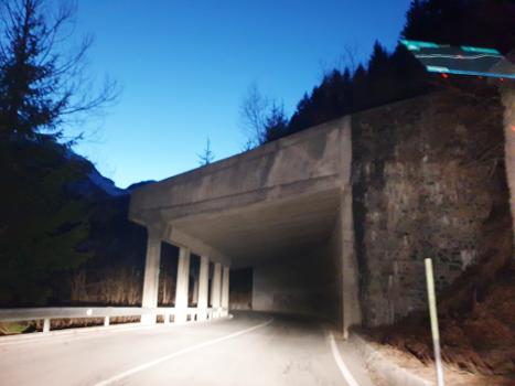 Arete Ovest Tunnel eastern portal