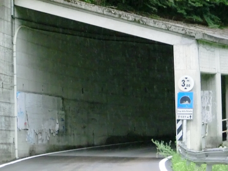 Clap della Polenta Tunnel southern portal