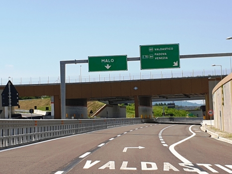 Pedemontana Veneta Toll Highway at A31 motorway interchange
