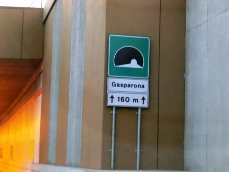 Gasparona Tunnel eastern portals