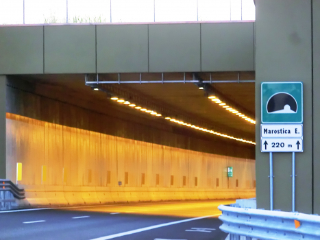 Marostica Est Tunnel eastern portals