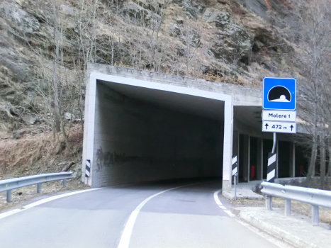 Molere 1 Tunnel southern portal