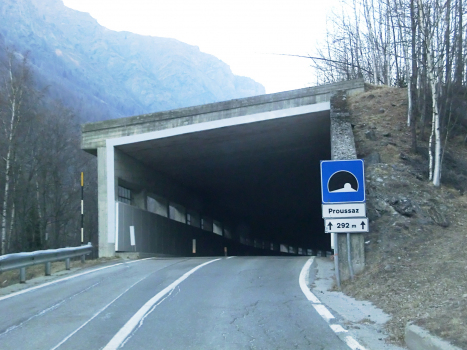 Proussaz Tunnel southern portal