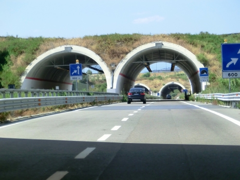 Carbone II Tunnel eastern portals