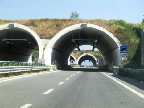 Carbone II Tunnel western portals