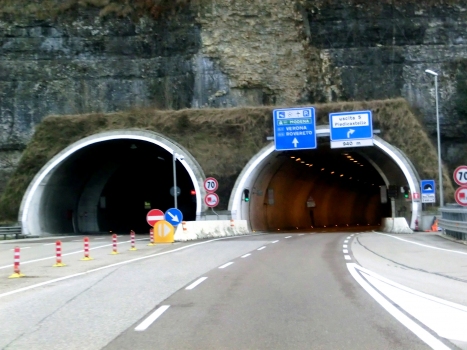 Doss Trento Tunnel northern portals