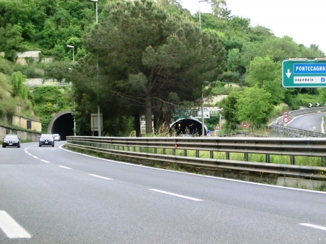 Masso della Signora Tunnel northern portals
