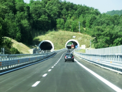 Barcaccia Tunnel northern portals