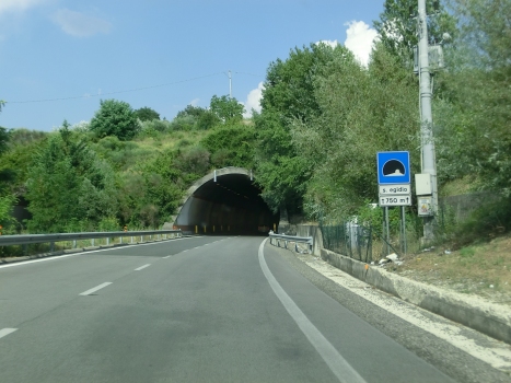Sant'Egidio Tunnel western portal