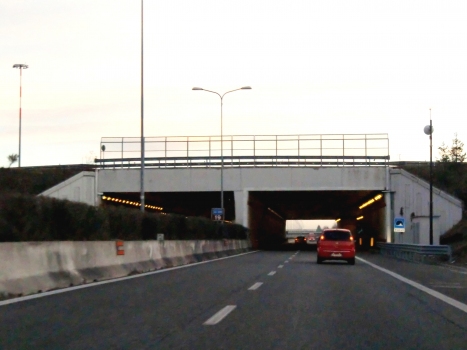 Svincolo Cargo City Tunnel southern portals