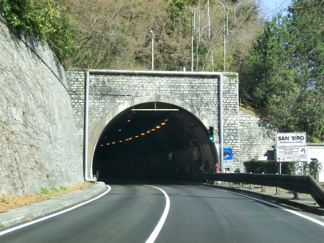 Sassorancio Tunnel southern portal