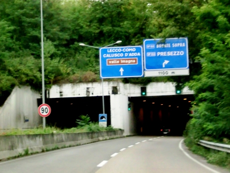 San Roberto Tunnel southern portals