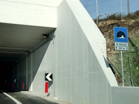 Sant'Alessio Tunnel eastern portal