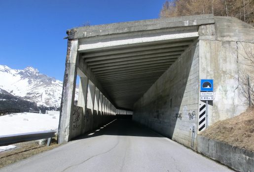 Acque Rosse Tunnel southern portal