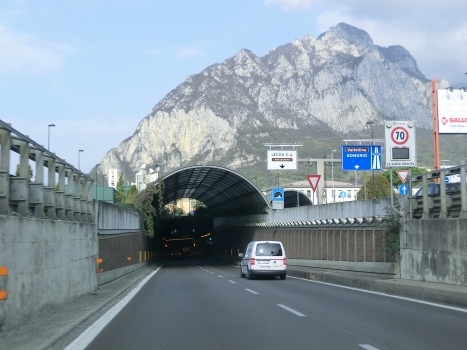 Lecco-San Martino Tunnel southern portal