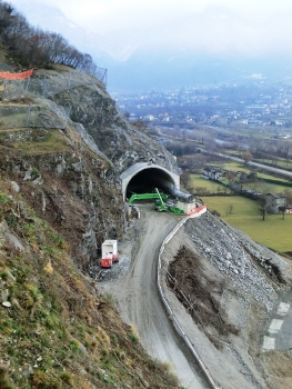 Paniga Tunnel western portal