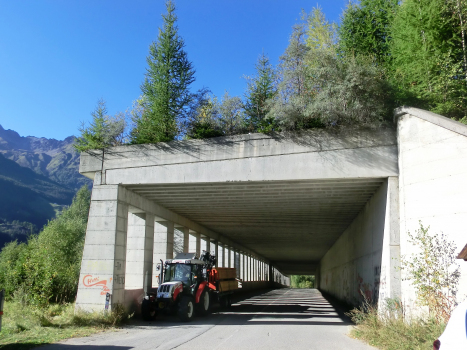 Valle Mala Tunnel southern portal
