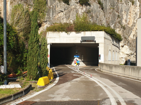 Punta Forbisicle-Campione Tunnel, branches Campione-Trento and Brescia-Campione portal
