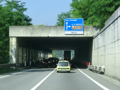 Villanuova III Tunnel southern portal