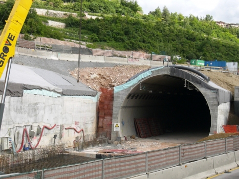 Martignano Tunnel under construction