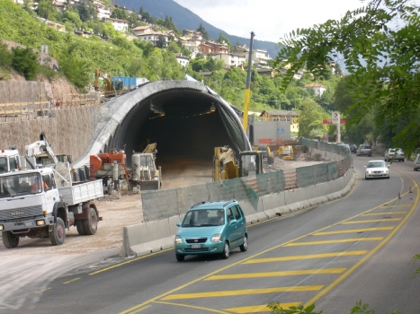 Martignano Tunnel under construction