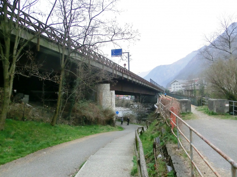 Brembo Viaduct (on the left) and Pregalleno Bridge