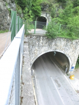 Serrati 1 Tunnel (above) and Cornello Tunnel southern portals