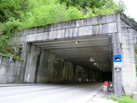 Sass Tajà Tunnel northern portal