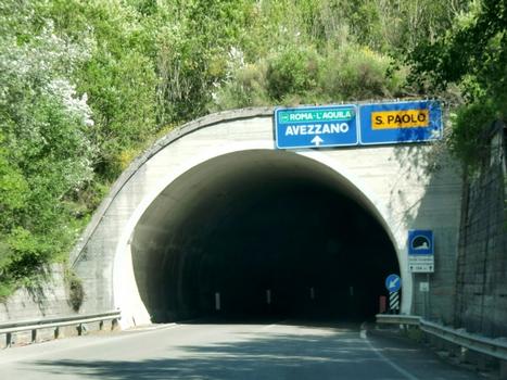 Colle Sciarrata Tunnel western portal