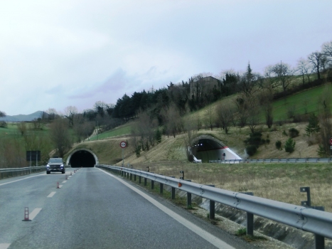 Paganello Tunnel western portals