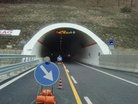 Serravalle tunnel, western portal