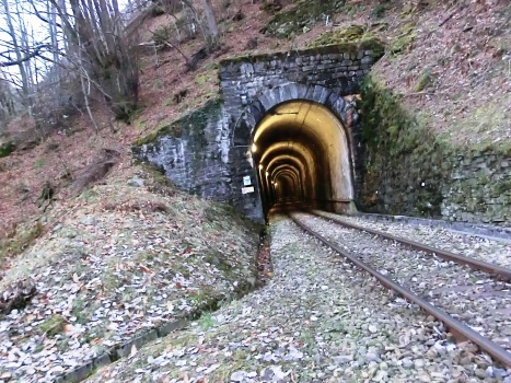 Mergologio Tunnel northern portal