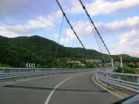 Hängebrücke Stadano-Aulla