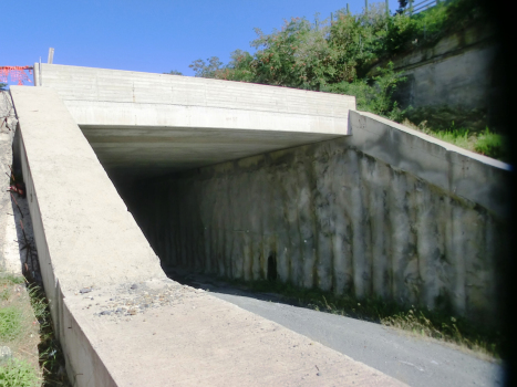 Cappuccini Tunnel western portal