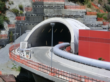 Grana Viaduct and western portal tunnel
