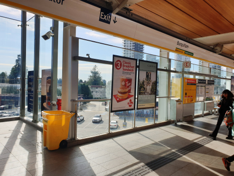 Burquitlam Sky Train Station