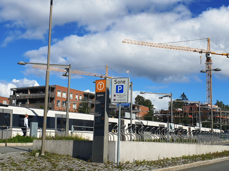 T-bane-Bahnhof Gjønnes
