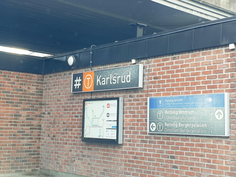 T-bane-Bahnhof Karlsrud