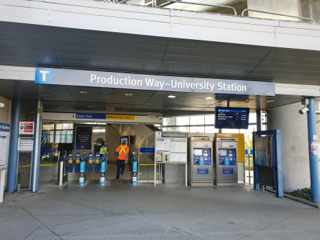 Production Way – University SkyTrain Station