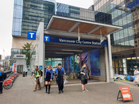 Vancouver City Centre SkyTrain Station