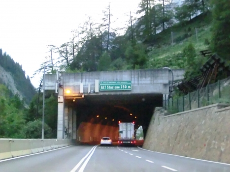 Entreves Tunnel eastern portal