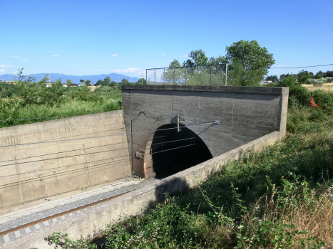 Monte Cecchitto Tunnel northern portal