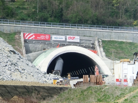 Serravalle Tunnel southern portal
