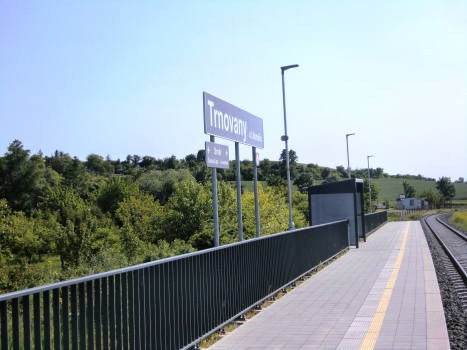 Bahnhof Trnovany u Litoměřic
