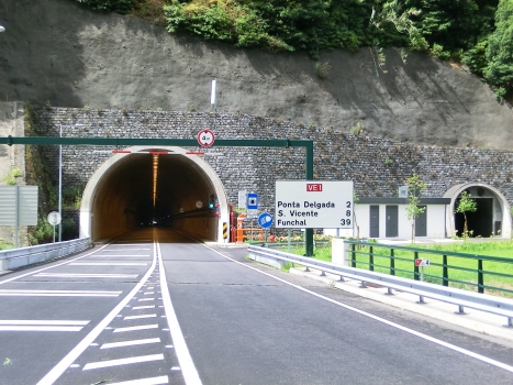 Bom Jesus Tunnel eastern portal and safety tunnel portal