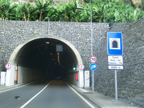 Ponta do Sol - Madalena do Mar Tunnel western portal