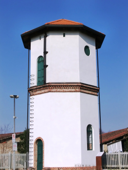 Visano Station steam locomotives water tower