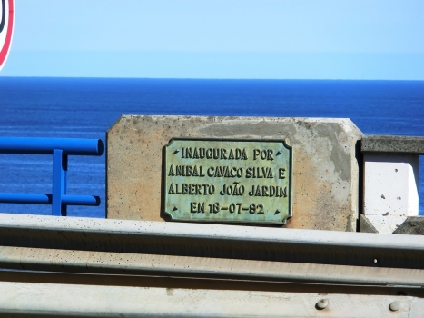 Boaventura Viaduct, commemorative plate
