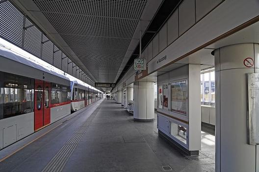 U-Bahnhof Spittelau, Stationsbeeich der Linie U 6